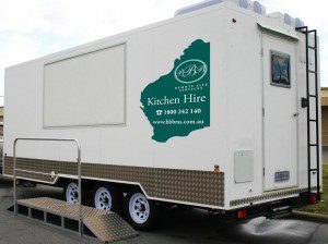 Off-Road Mobile Kitchen Outside
